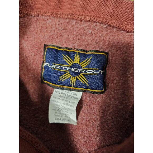 Vintage 90s Minnesota Golden Gophers Sweatshirt Crewneck Size 2XL Mens Maroon - Picture 3 of 6